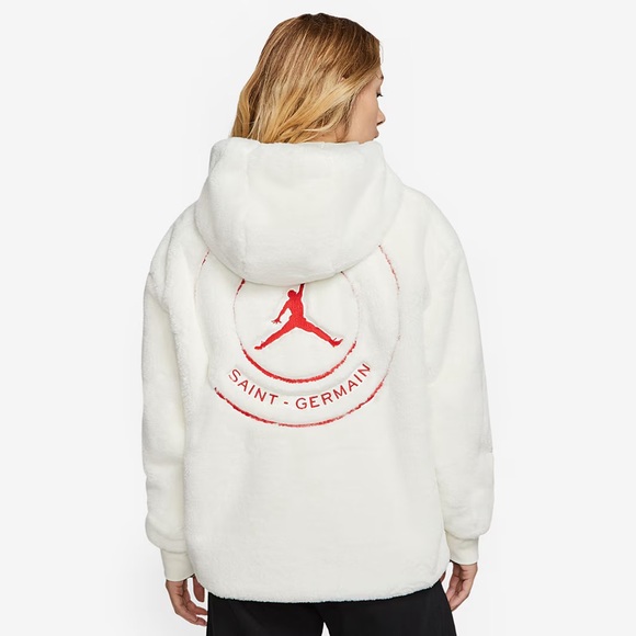 JORDAN X PSG WOMENS BOMBER JACKET CQ7153-133 size Small